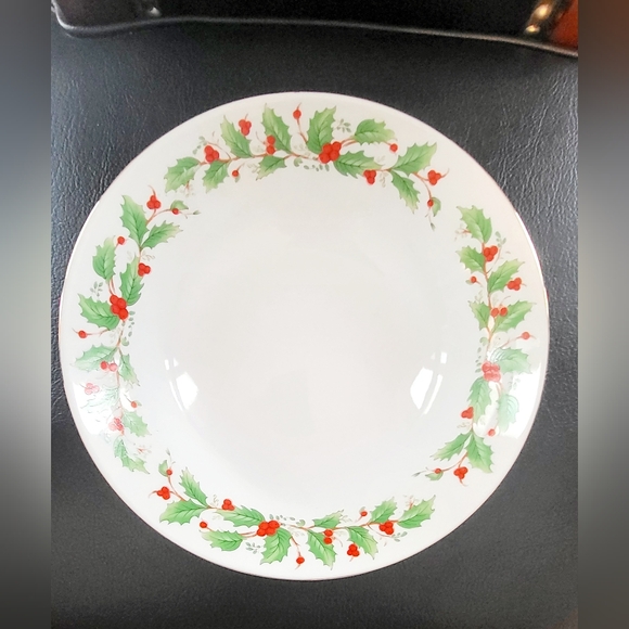 China Pearl NOEL Fine China Liling TWO (2) Vegetable Bowls 9.25" x 2.5" - Picture 2 of 7